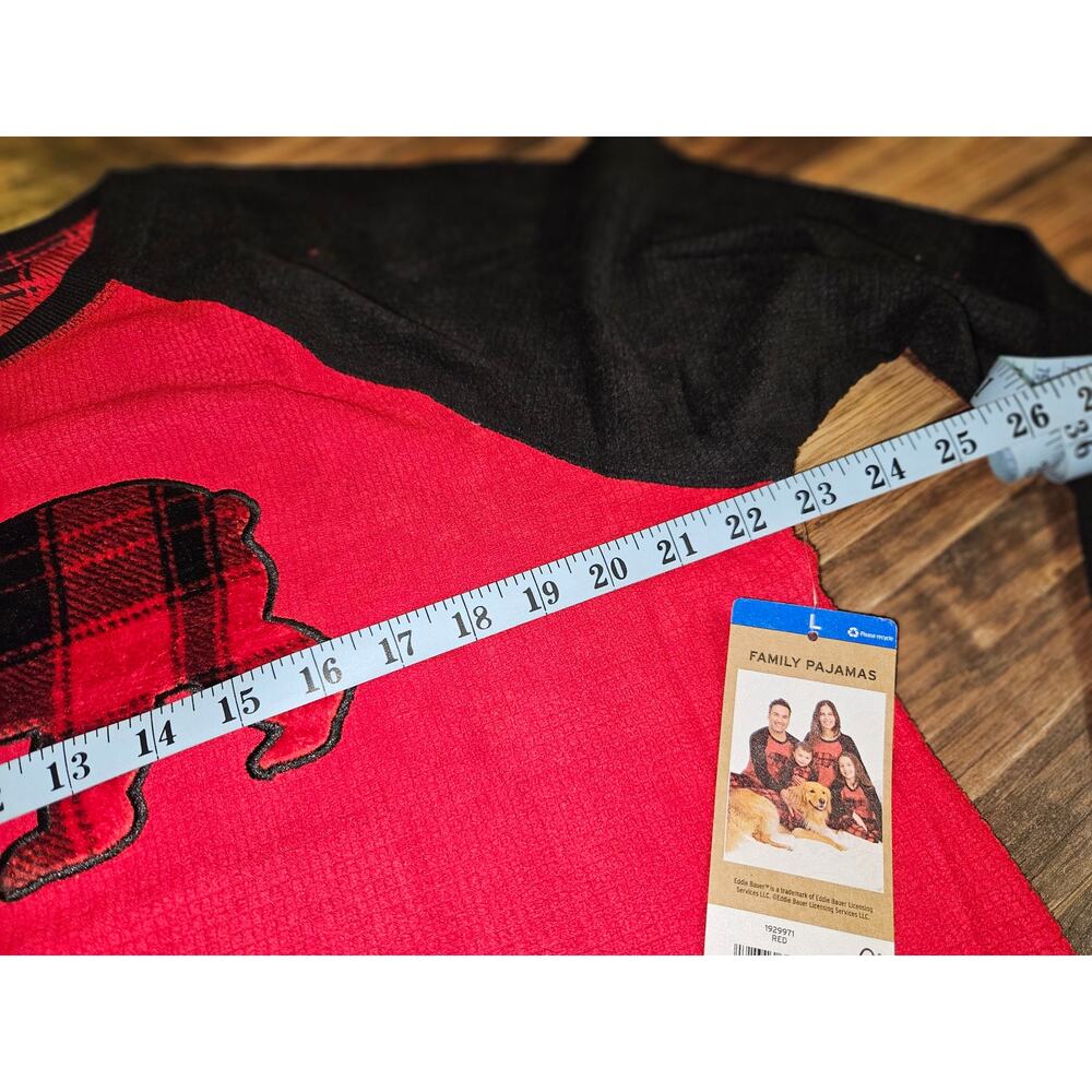 Eddie Bauer Family Pajamas Womens 2-Piece Pajama Set Size Large (w/ Pockets) New - Picture 3 of 13